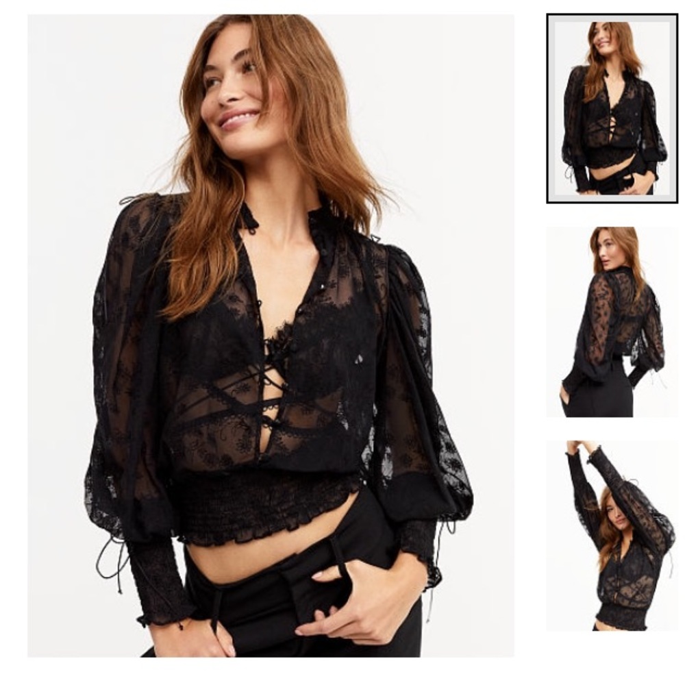 FOR LOVE LEMONS LACE TOP